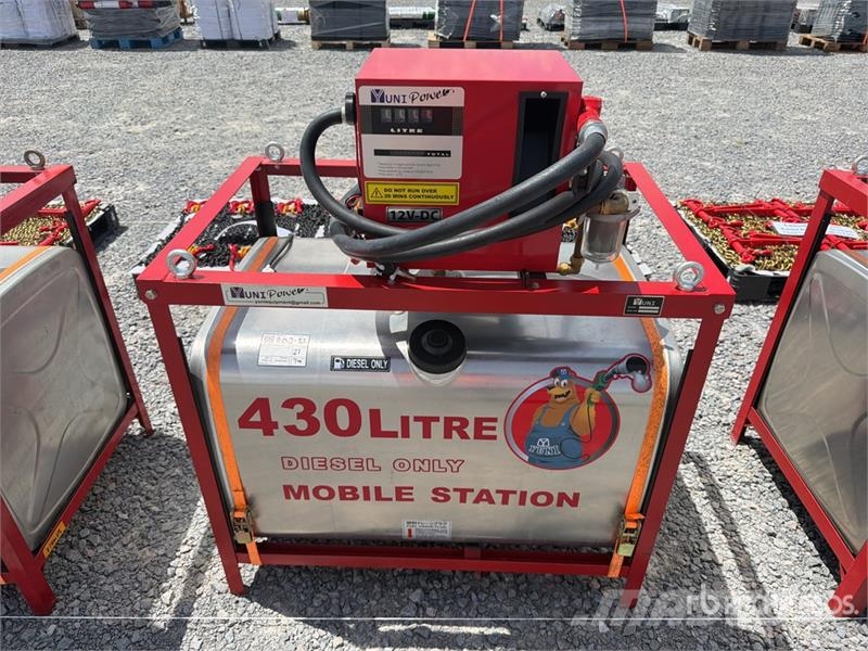 Yuni D430DC 430 L Skid Mounted Stainless Steel Diesel 4 Fuel and additive tanks