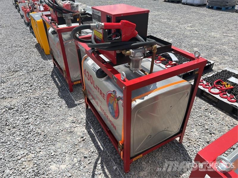 Yuni D430DC 430 L Skid Mounted Stainless Steel Diesel 4 Fuel and additive tanks