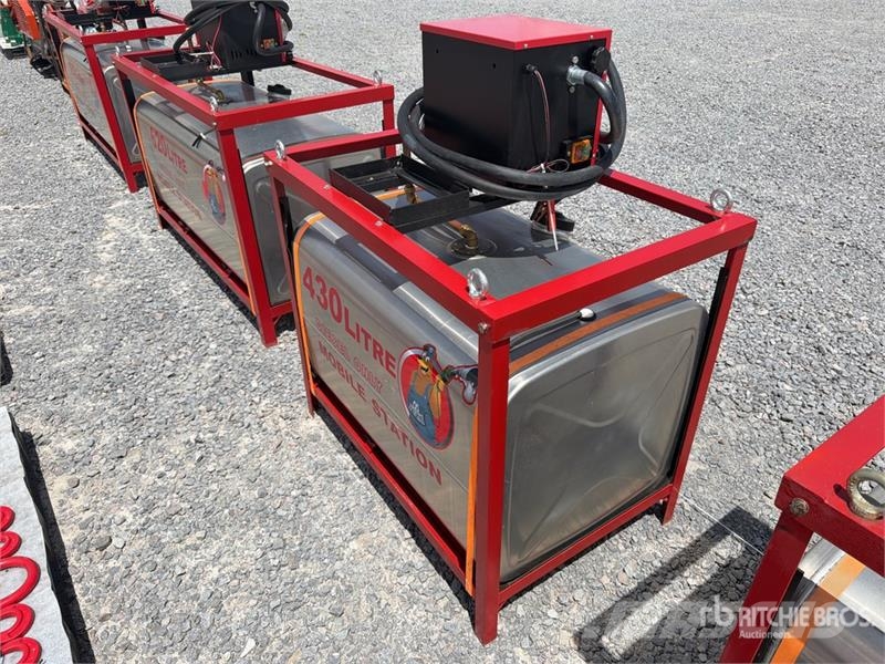 Yuni D430DC 430 L Skid Mounted Stainless Steel Diesel 4 Fuel and additive tanks