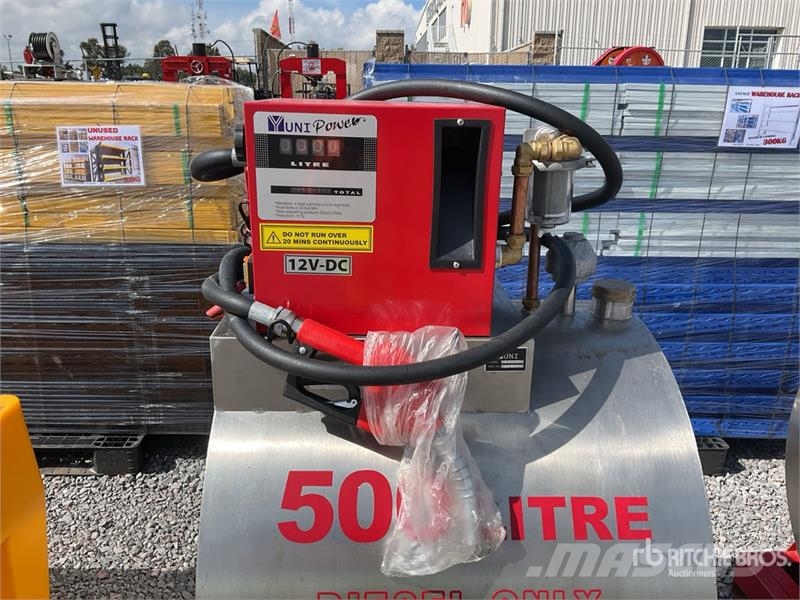 Yuni D500DC 500 L Skid Mounted Steel Diesel 500 Liter w Fuel and additive tanks