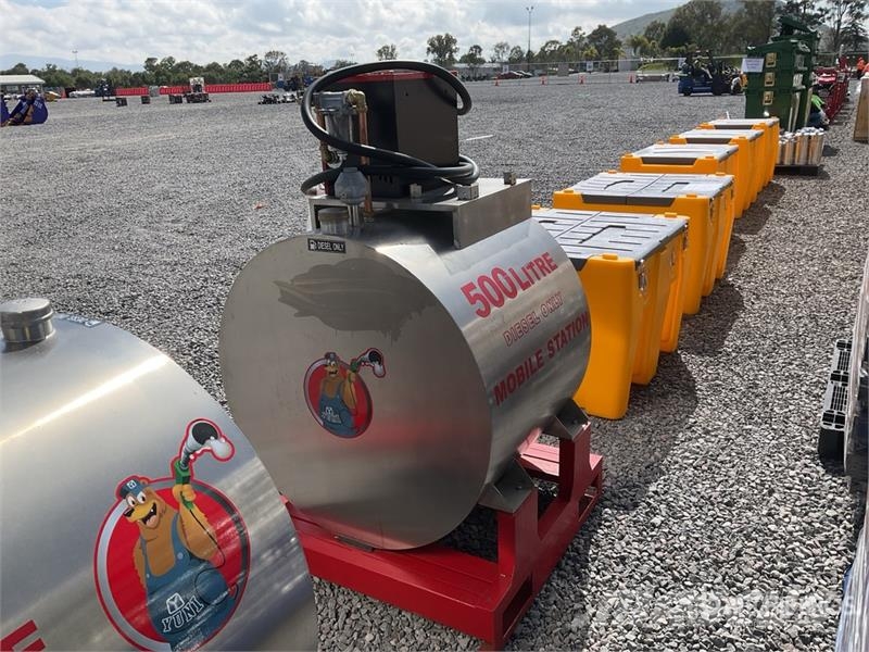 Yuni D500DC 500 L Skid Mounted Steel Diesel 500 Liter w Fuel and additive tanks