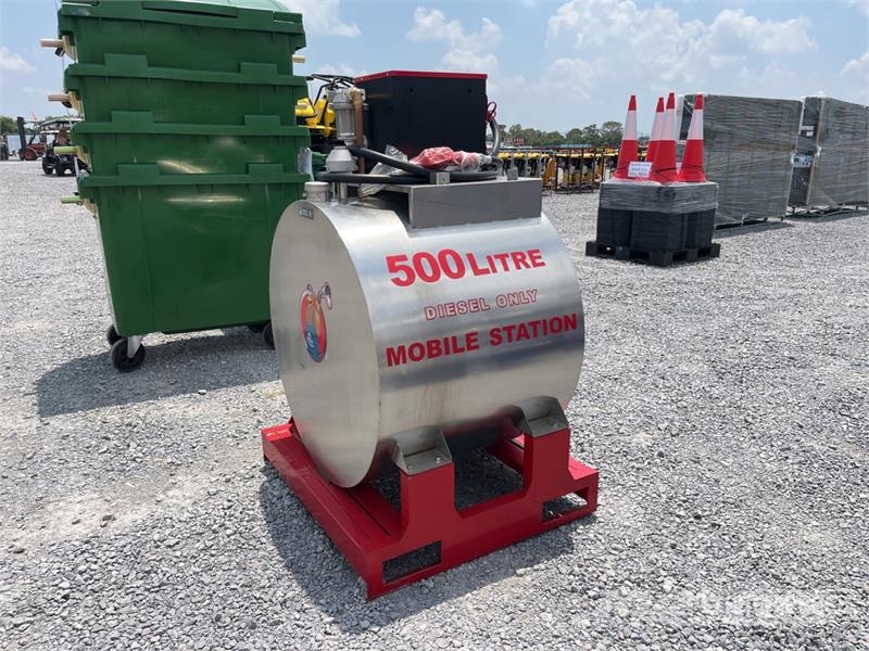 Yuni D500DC 500 L Skid Mounted Stainless Steel Diesel T Depósitos de combustible y aditivos