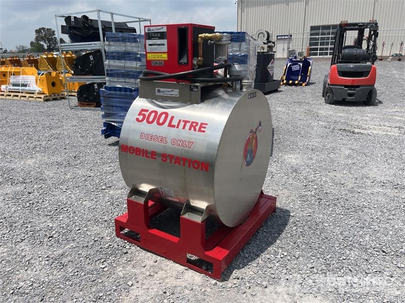 Yuni D500DC 500 L Skid Mounted Stainless Steel Diesel T Depósitos de combustible y aditivos