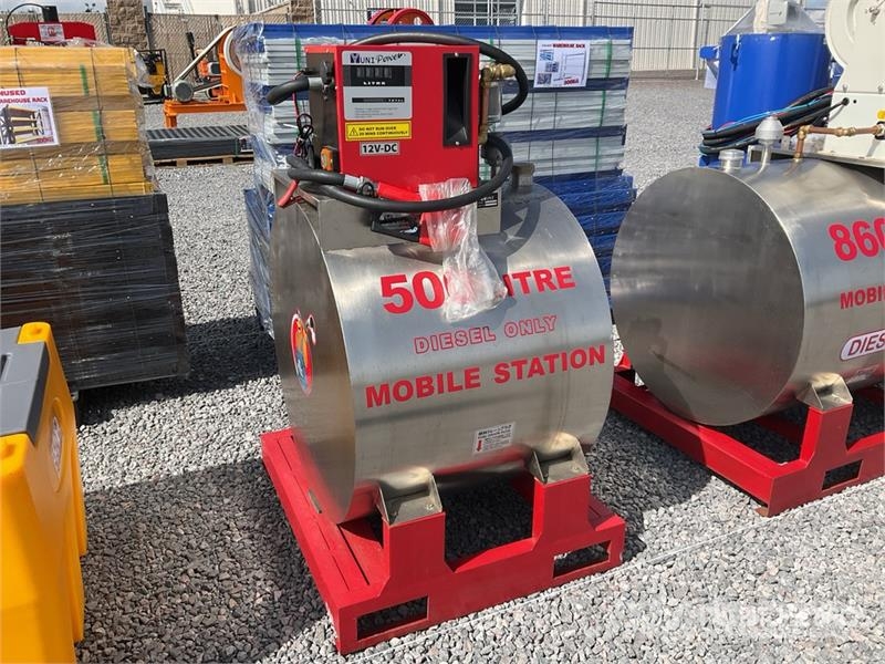 Yuni D500DC 500 L Skid Mounted Steel Diesel 500 Liter w Fuel and additive tanks
