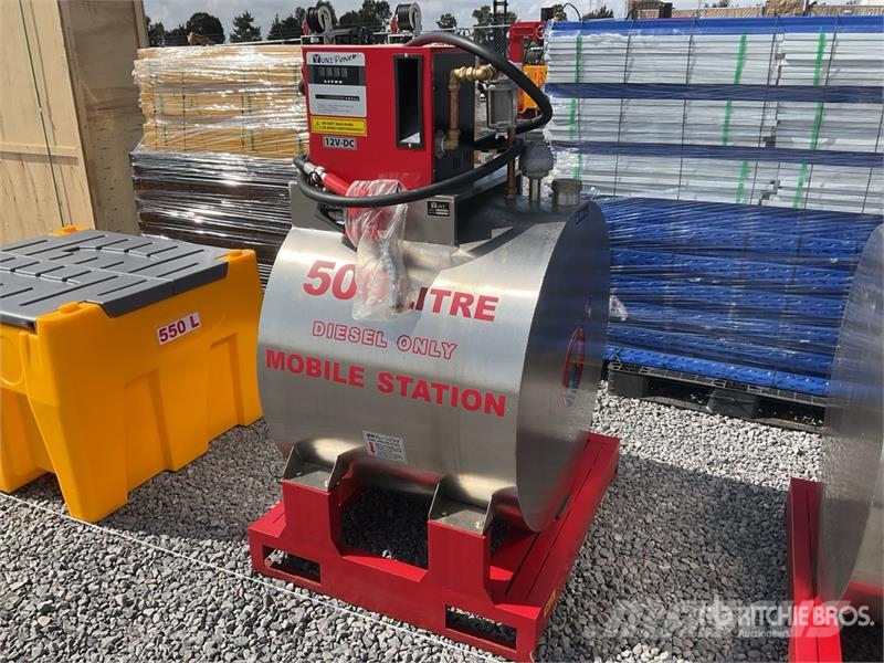 Yuni D500DC 500 L Skid Mounted Steel Diesel 500 Liter w Fuel and additive tanks