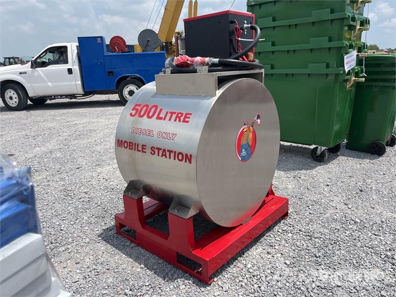 Yuni D500DC 500 L Skid Mounted Stainless Steel Diesel T Depósitos de combustible y aditivos