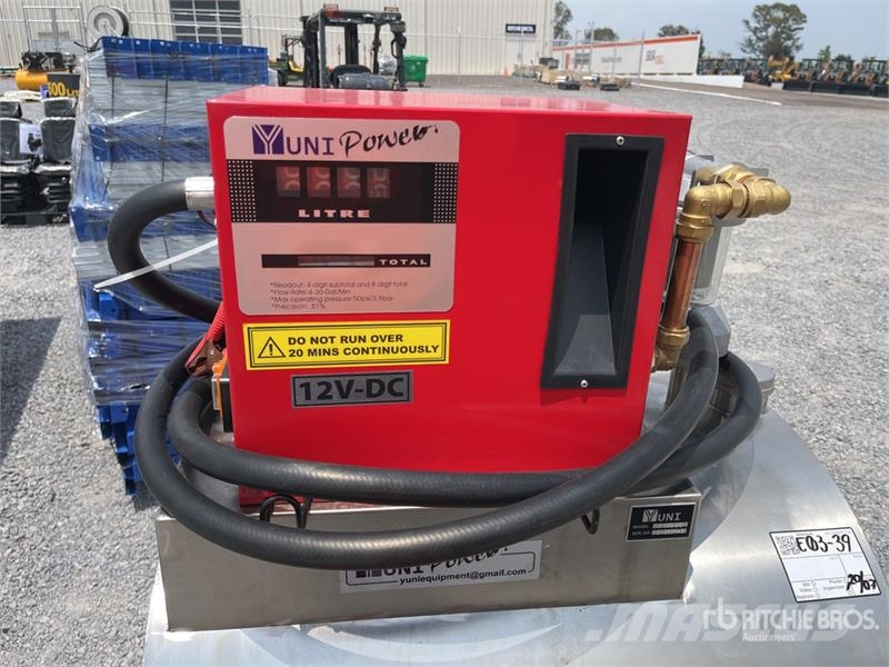 Yuni D500DC 500 L Skid Mounted Stainless Steel Diesel T Depósitos de combustible y aditivos