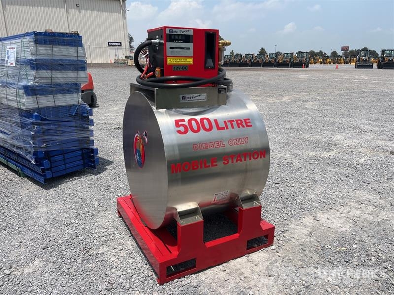 Yuni D500DC 500 L Skid Mounted Stainless Steel Diesel T Depósitos de combustible y aditivos