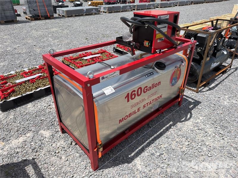 Yuni D620DC 160 gal Skid Mounted Stainless Steel Diesel Fuel and additive tanks