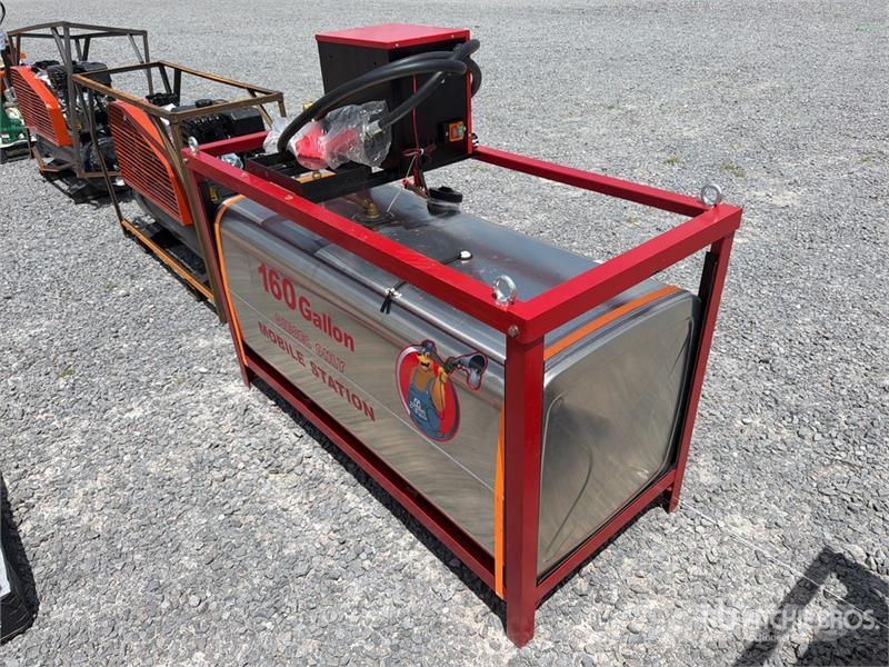 Yuni D620DC 160 gal Skid Mounted Stainless Steel Diesel Fuel and additive tanks