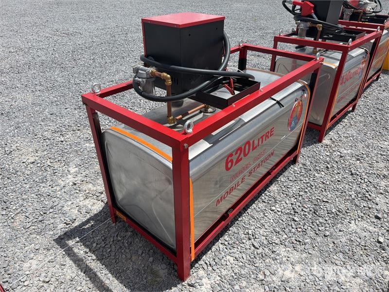 Yuni D620DC 620 L Skid Mounted Stainless Steel Diesel 6 Fuel and additive tanks