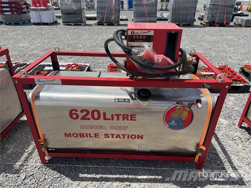 Yuni D620DC 620 L Skid Mounted Stainless Steel Diesel 6 Fuel and additive tanks