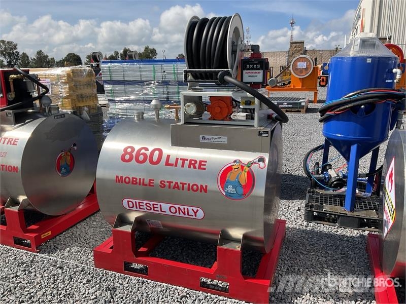 Yuni D860DC 860 L Skid Mounted Steel Diesel 860 Liter w Fuel and additive tanks