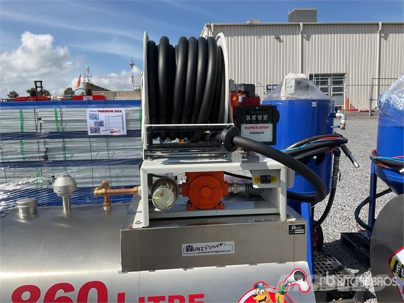 Yuni D860DC 860 L Skid Mounted Steel Diesel 860 Liter w Fuel and additive tanks