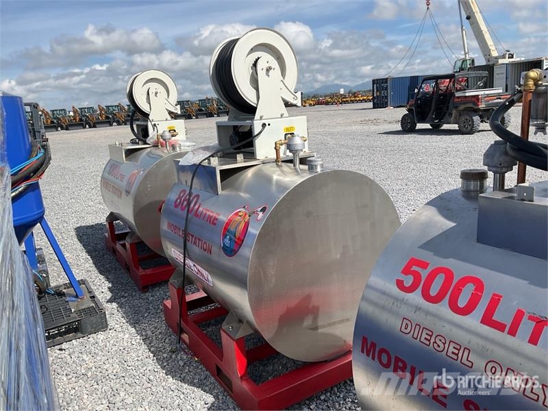 Yuni D860DC 860 L Skid Mounted Steel Diesel 860 Liter w Fuel and additive tanks