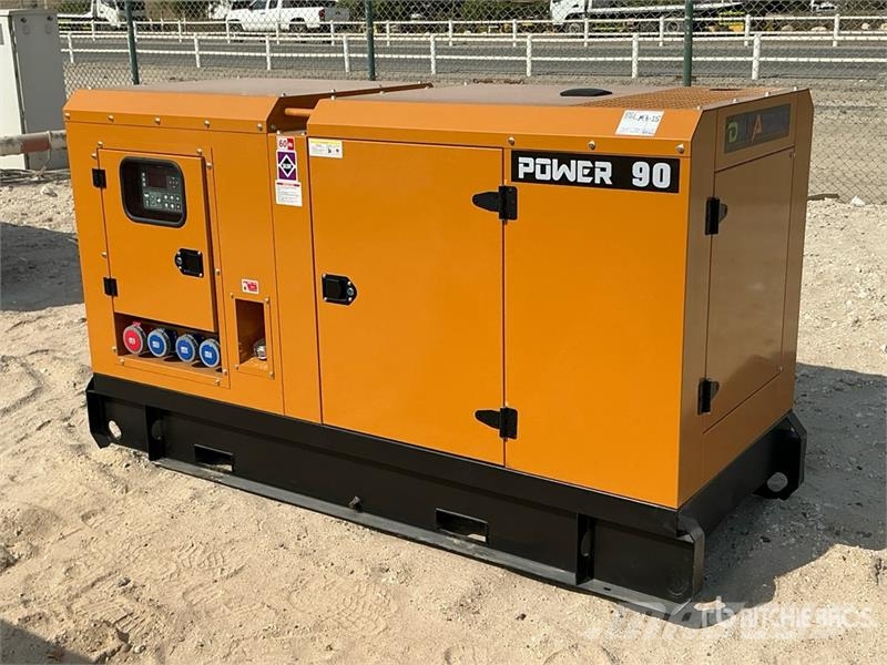  90 kVA Skid-Mounted Generator Set (Unused) مولدات ديزل