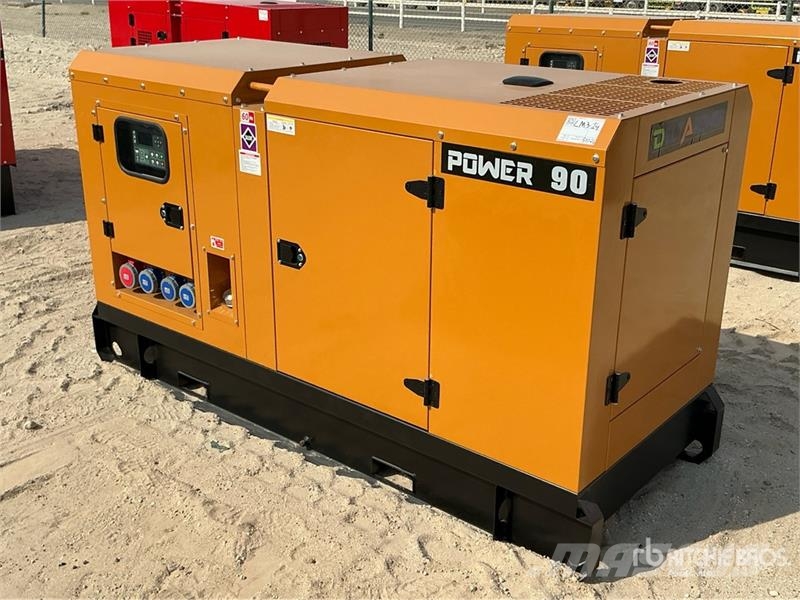  90 kVA Skid-Mounted Generator Set (Unused) مولدات ديزل