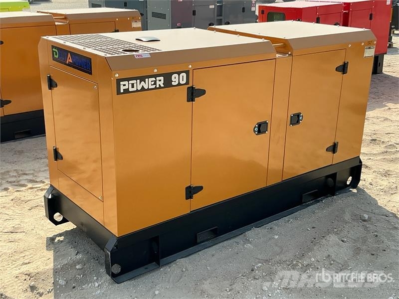  90 kVA Skid-Mounted Generator Set (Unused) مولدات ديزل