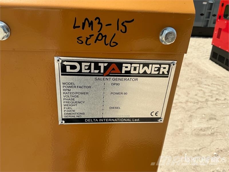  90 kVA Skid-Mounted Generator Set (Unused) مولدات ديزل