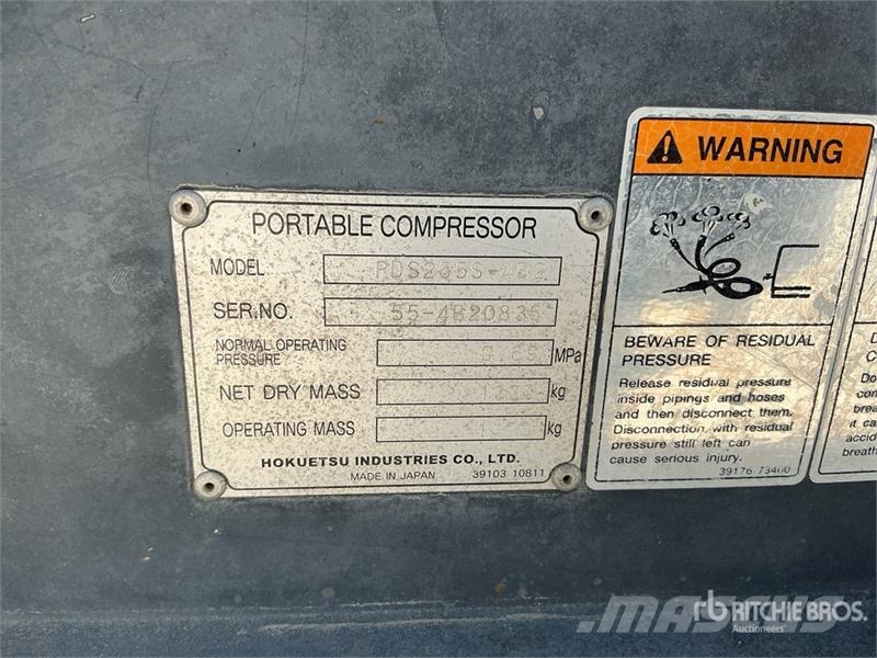 Airman PDS265 Mobile Air Compressor Compresseur
