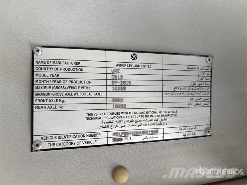 Ashok Leyland Falcon 4x2 53-Seat Transit Bus Mini autobusi