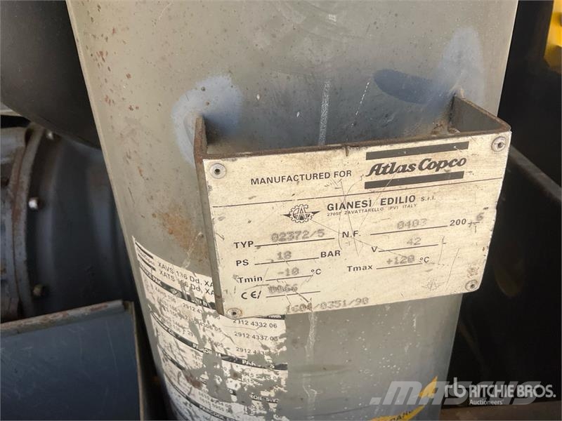 Atlas Copco XA186DD Mobile Air Compressor Kompressorid
