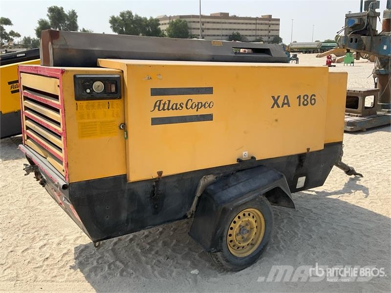 Atlas Copco XA186DD Mobile Air Compressor Kompressorid