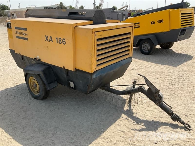 Atlas Copco XA186DD Mobile Air Compressor Kompressorid