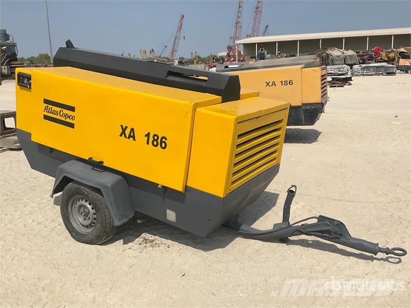 Atlas Copco XA186DD Mobile Air Compressor Kompressorid