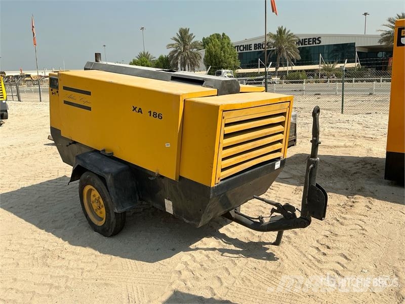 Atlas Copco XA186DD Mobile Air Compressor Kompressorid