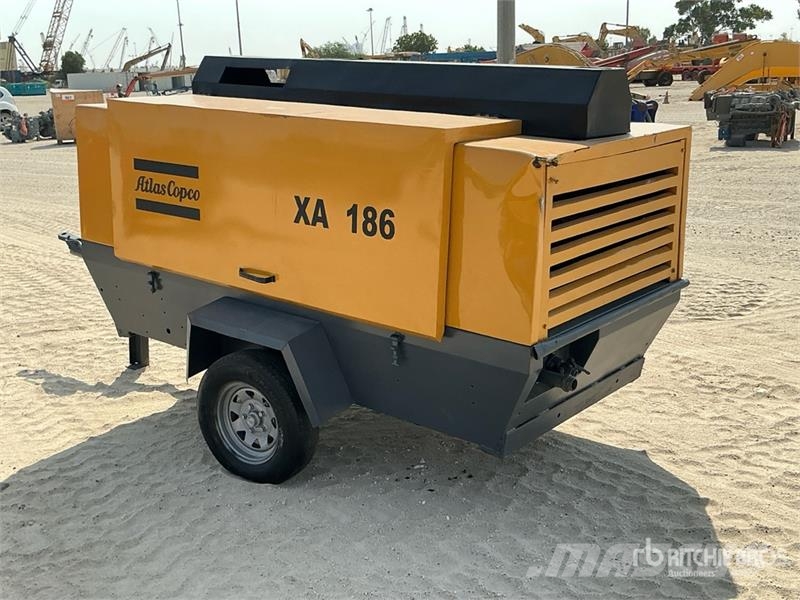 Atlas Copco XA186DD Mobile Air Compressor Kompressorid