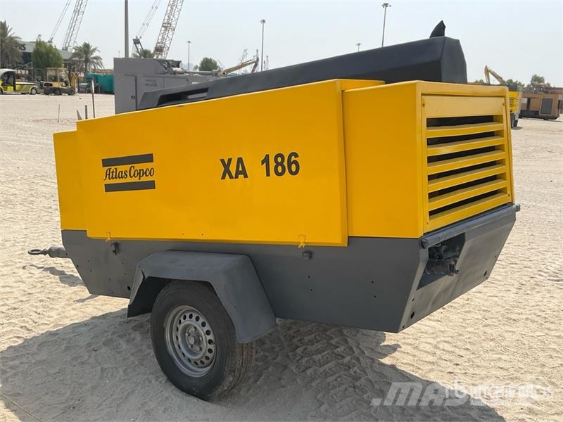 Atlas Copco XA186DD Mobile Air Compressor Kompressorid