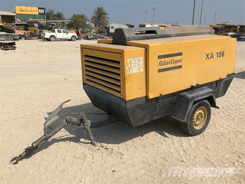 Atlas Copco XA186DD Mobile Air Compressor Kompressorid