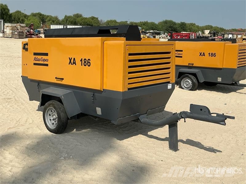 Atlas Copco XA186DD Mobile Air Compressor Kompressorid