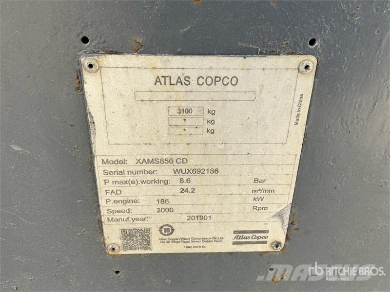 Atlas Copco XAMS 850 مكابس