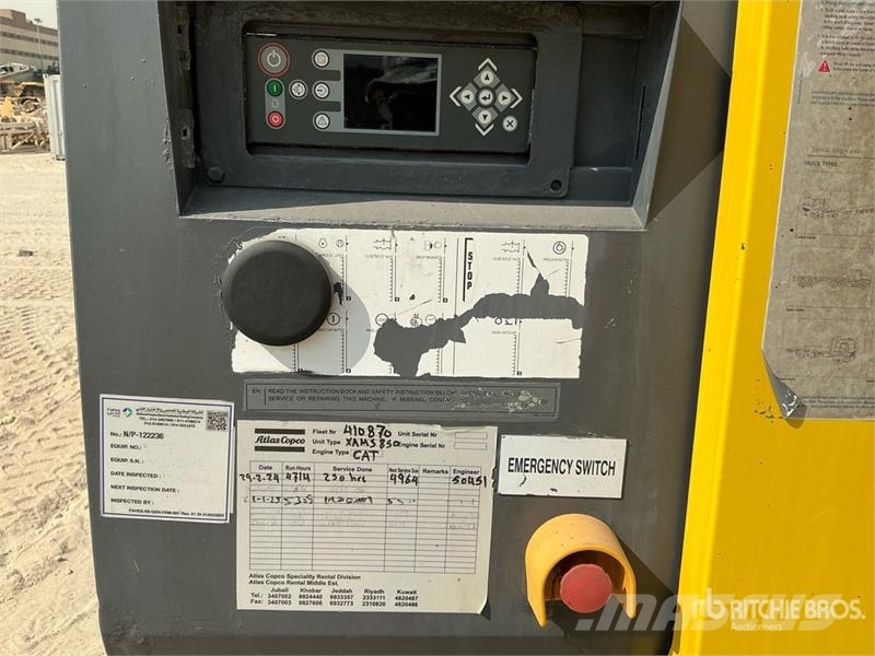 Atlas Copco XAMS 850 Kompressorid