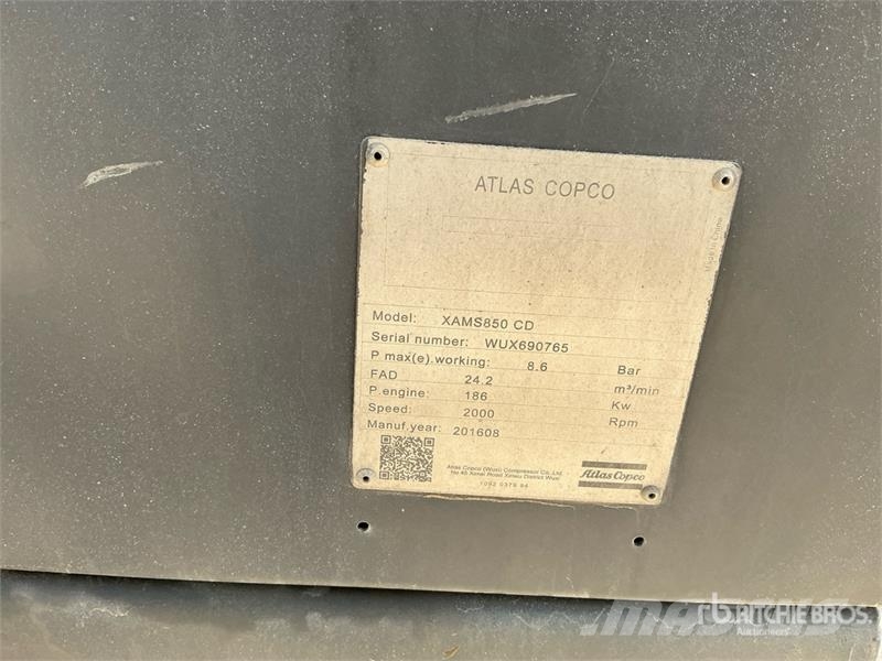 Atlas Copco XAMS 850 Kompressorid