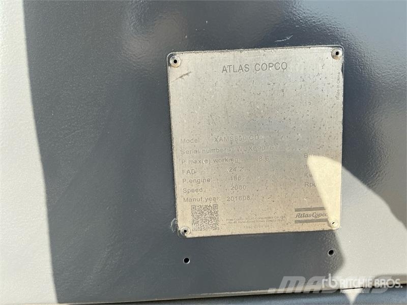 Atlas Copco XAMS 850CD Mobile Air Compressor Kompresori