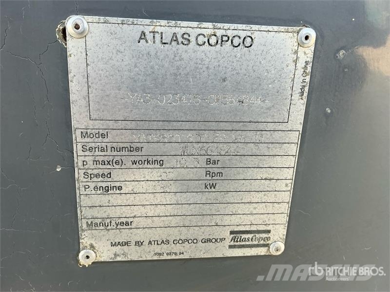 Atlas Copco XATS 800 Mobile Air Compressor مكابس