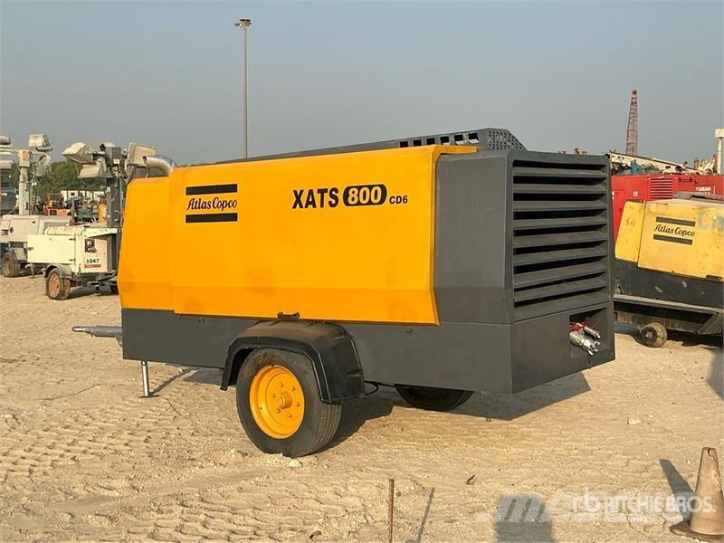 Atlas Copco XATS 800 Mobile Air Compressor مكابس