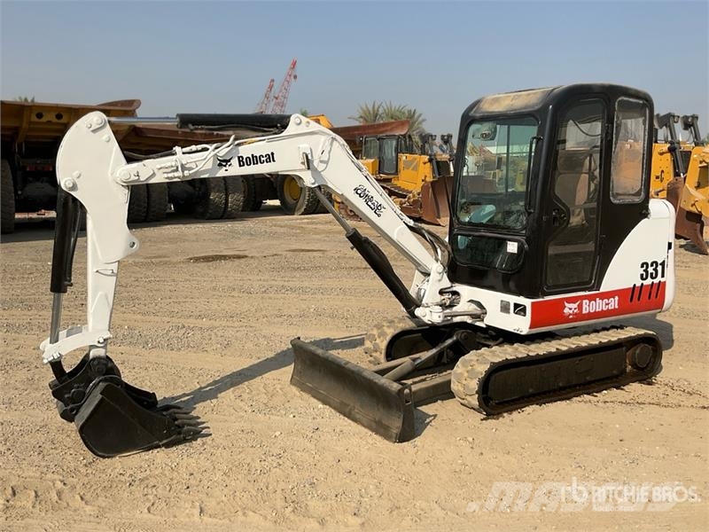 Bobcat 331G Miniekskavaatorid < 7 t
