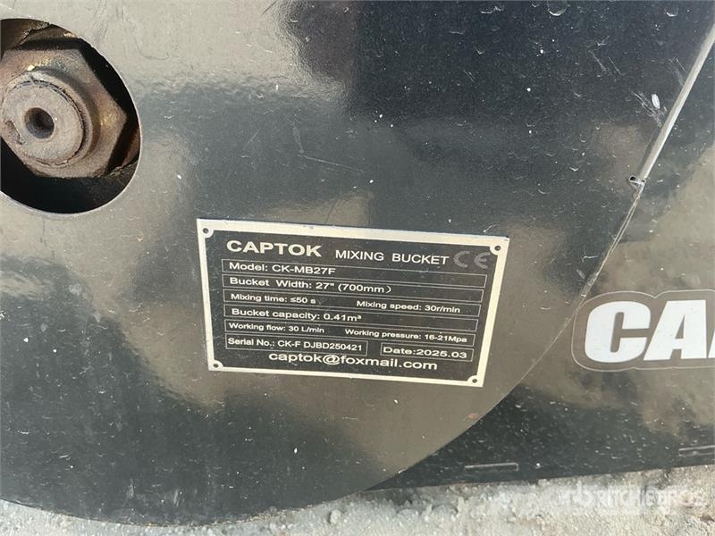 Captok CK-MP27F Skid Steer Concrete Mixer (Unused) Betonmixers