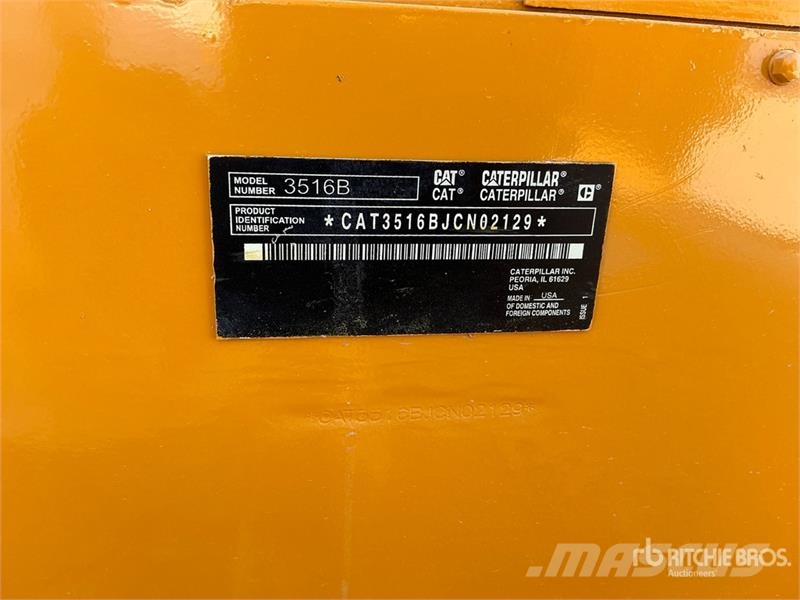CAT 3516B 2000 kVA Skid-Mounted Generator Set مولدات ديزل