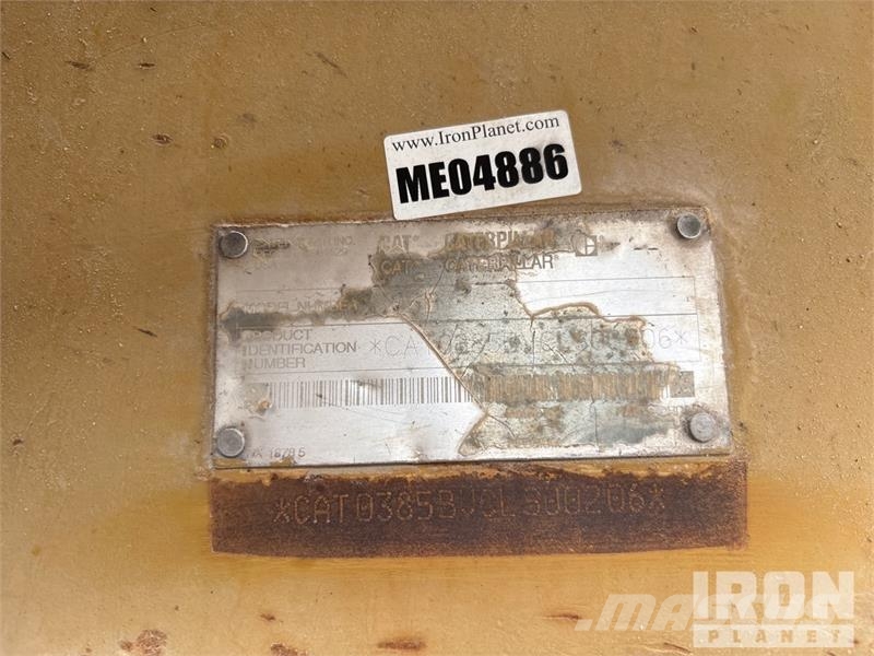 CAT 385B Tracked Excavator حفارات زحافة