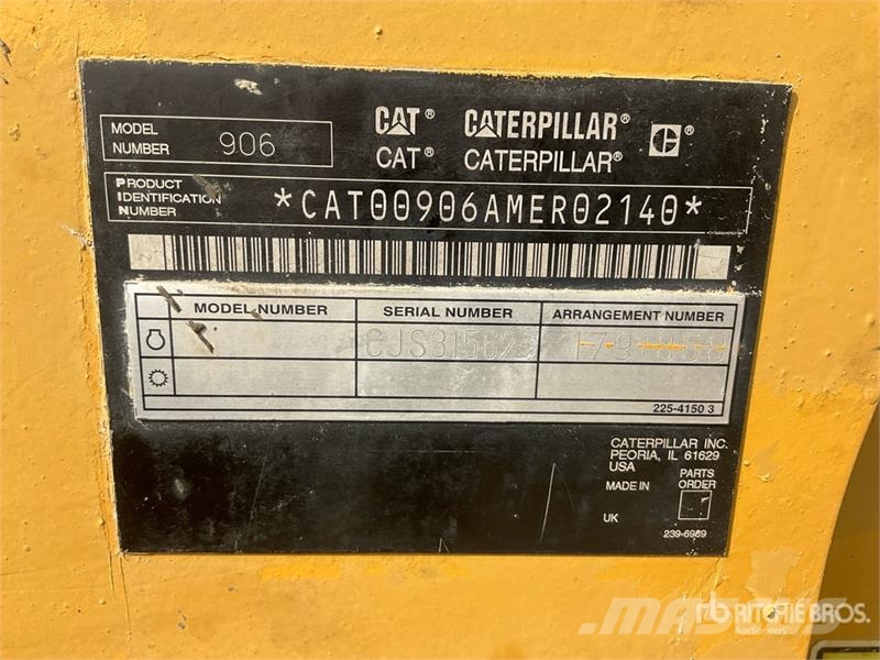 CAT 906 Φορτωτές με λάστιχα (Τροχοφόροι)