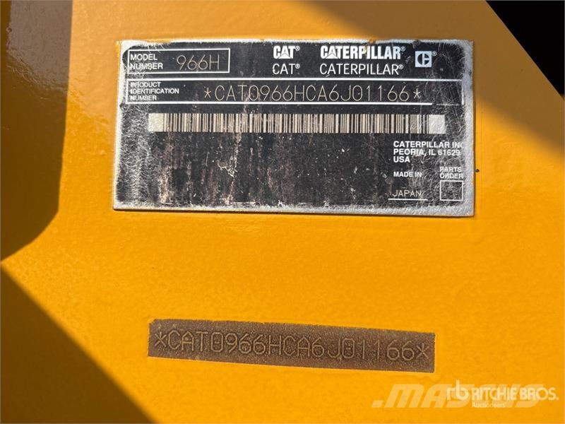 CAT 966H Wheel Loader Wheel loaders