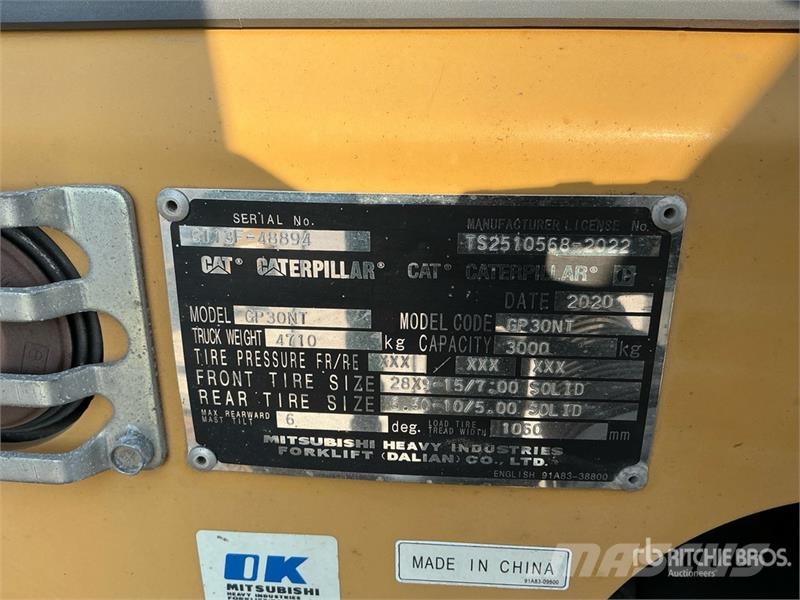 CAT GP30NT 3 ton Forklift شاحنات ذات رافعات شوكية - أخرى
