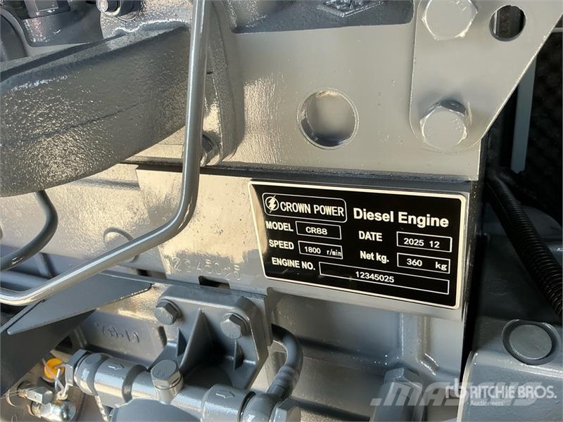 Crown Power CR88 80 kVA Skid-Mounted Generator Set (Unus Geradores Diesel