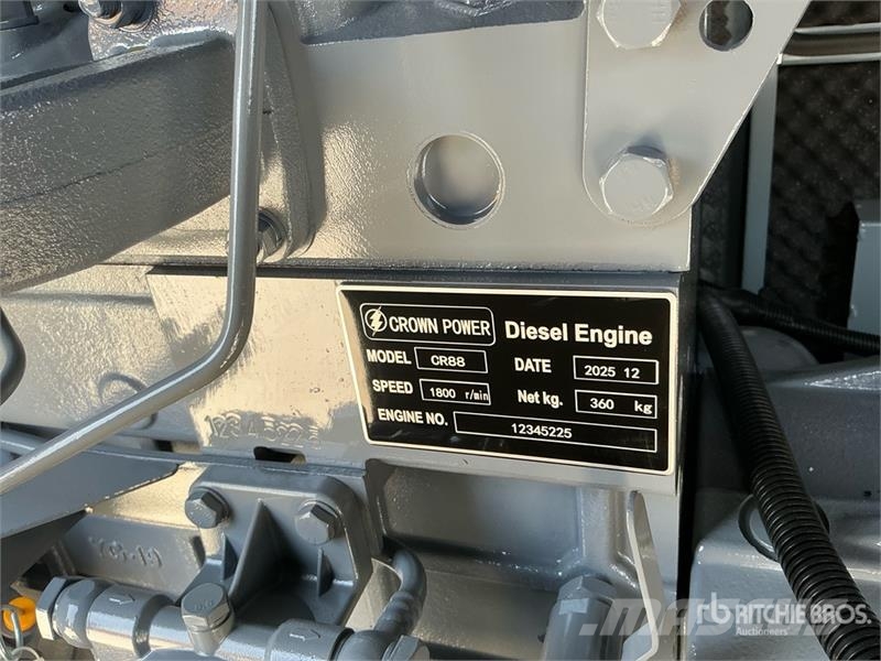 Crown Power CR88 80 kVA Skid-Mounted Generator Set (Unus Geradores Diesel