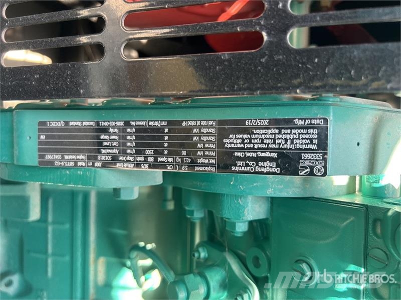 Cummins CS100 100 kVA Skid-Mounted Generator Set (Unused) مولدات ديزل